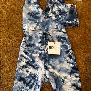 Beach Riot Blue Tie-Dye Set